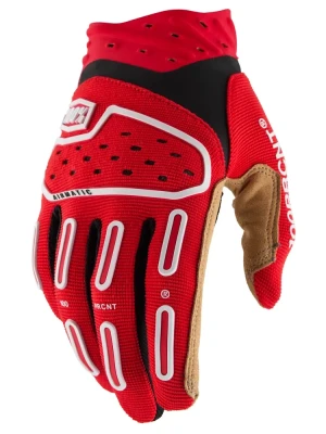 Rękawice cross 100% Airmatic 2 czerwono-czarne