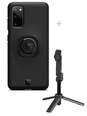 Zestaw: etui na telefon Samsung Galaxy S20 oraz statyw/ selfie stick Quad Lock