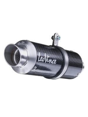 Tłumik motocyklowy LeoVince GP Corsa [Slip-On, Carbon] do Kawasaki Ninja 250 R [13-16], Ninja 300 R / ABS [13-16], Z 250 [15-16] Z 300 / ABS [15-16]