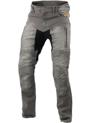 Jeansy motocyklowe Trilobite Parado Slim Fit jasno szare
