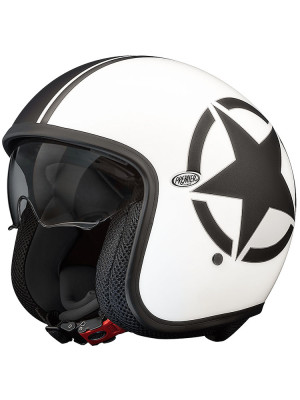 Kask otwarty Premier Vintage Star SG 8BM czarny matowy