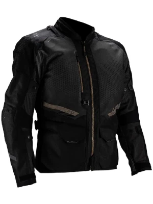 Kurtka motocyklowa tekstylna Leatt DriTour 7.5 Stealth czarna