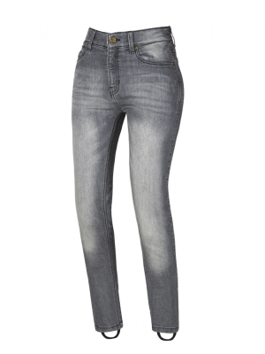Jeansy motocyklowe damskie Seca Trinity Cor szare