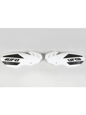 Osłony rąk (handbary) UFO do Hondy CRF 250R (12-21), CRF 250RX (19-21), CRF 450R (12-20), CRF 450RX (17-20) białe