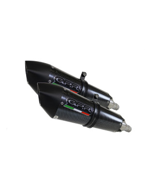 Tłumik G.P.R Gpe Ann. Poppy [Double Slip-On, Stainless Steel] - Yamaha Yzf 1000 R1 [07-08]