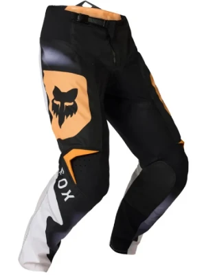 Spodnie cross Fox 180 Noble czarno-biało-pomarańczowe