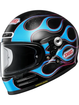Kask integralny Shoei Glamster 06 Blast TC-2 czarno-niebieski