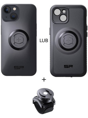 Zestaw: etui na telefon iPhone 14/13 + uchwyt na rzep SPC+ SP Connect