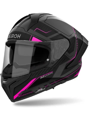 Kask integralny Airoh Matryx Rocket czarno-szaro-różowy