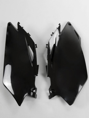 Osłony boczne tylne UFO do Hondy CRF 250R (10), CRF 450R (09-10) czarne