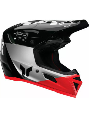 Kask enduro Thor Reflex Sport Strike czarno-czerwony