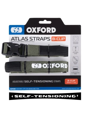 Pasy mocujące bagaż Oxford Atlas B-Clip 26 [mm] x 1.2 [M] khaki