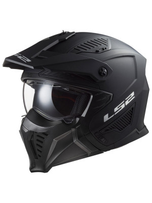 Kask modułowy LS2 OF606 Drifter Solid czarny matowy