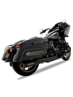 Tłumiki motocyklowe Rinehart Racing 4.5" HP45 do wybranych modeli Harley Davidson Touring czarne/brązowe matowe