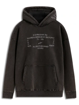 Bluza z kapturem Alpinestars Infinite Washed czarna