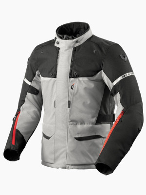 Kurtka motocyklowa tekstylna REV’IT! Outback 4 H2O szaro-czarna