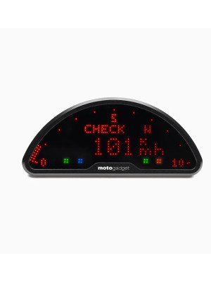 Cyfrowy prędkościomierz Motogadget Motoscope Pro czarny