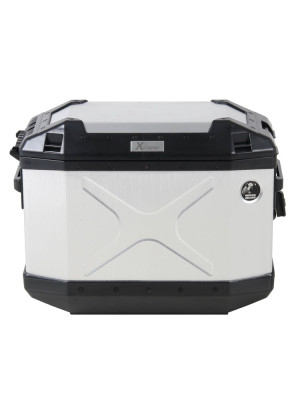 Kufer Hepco&Becker Xplorer 30 srebrny - kufer boczny lewy [pojemność: 30L]
