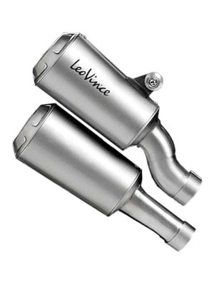 Podwójny tłumik motocyklowy LeoVince LV-10 [Slip-On, Stainless Steel] do Triumph Speed Triple 1200 RR/ RS (21-24)