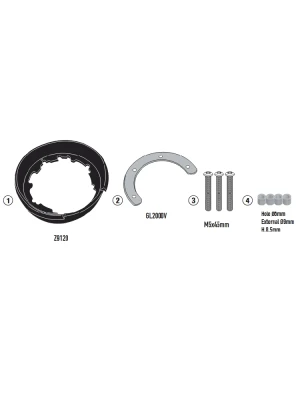 Mocowanie do tankbagów Kappa Tanklock BMW R 1300 GS (23-)/ Adventure (25-)/ R 1300 RT (26-)