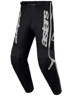 Spodnie cross Alpinestars MX Fluid Apex V2 czarno-srebrne