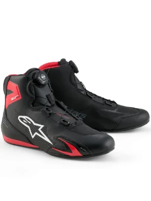 Buty motocyklowe Alpinestars Celer czarno-czerwone