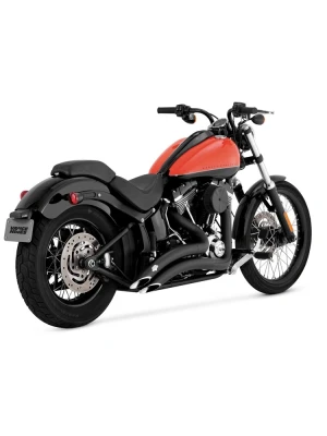 Pełny układ wydechowy Vance & Hines Big Radius do wybranych modeli Harleya Davidsona Czarny Mat