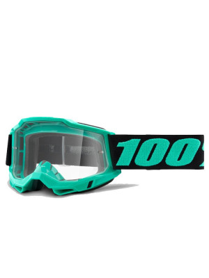 Gogle motocyklowe 100% Accuri 2 Tokyo z przezroczystą szybką błękitne
