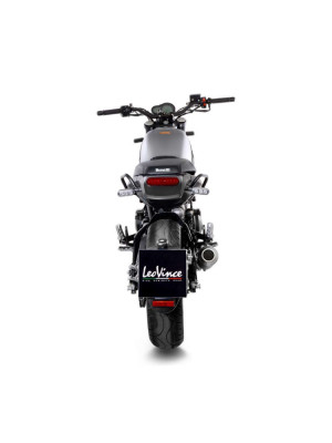 Tłumik motocyklowy LeoVince LV-10 Black Edition [Slip-On, Stainless Steel] do Benelli Leoncino/Trail (17-24)