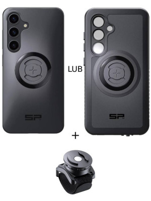 Zestaw: etui na telefon Samsung Galaxy S24 + uchwyt na rzep SPC+ SP Connect