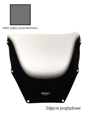 Szyba motocyklowa MRA oryginalny kształt "O" Kawasaki ZX 6 R (98-99) przyciemniana