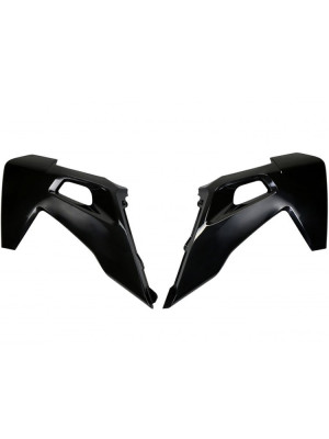 Osłony chłodnicy UFO do Husqvarna TC 125/250 (19-22), TE 150 (20-), TE-TX 250/300 (20-), FC 250/350/450 (19-22), FE 250/350/450/501 (20-) czarne