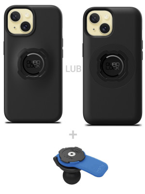 Zestaw: etui na telefoniPhone 15 oraz uchwyt kulowy Quad Lock