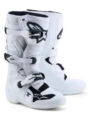 Buty enduro dziecięce Alpinestars MX Tech 7S białe