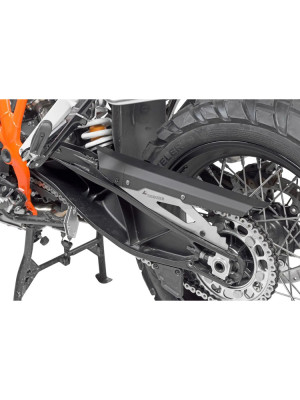 Osłona łańcucha Touratech KTM Super Adventure 1290 S/R (21-24) czarno-srebrna