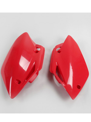 Osłony boczne tylne UFO do Hondy CRF 150R (07-) czerwone