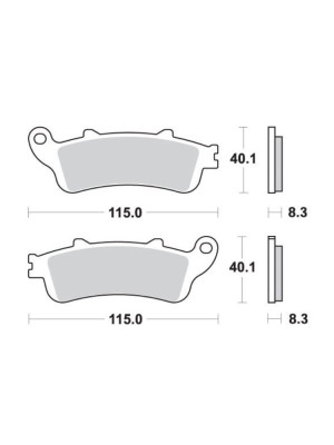KLOCKI HAMULCOWE SBS 736 LS