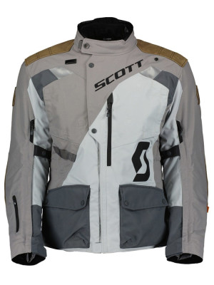Kurtka motocyklowa tekstylna Scott Dualraid Dryo szara