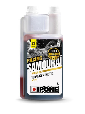 Olej do mieszanki IPONE Samourai Racing 2T 100% syntetyk [poj. 1 litr]