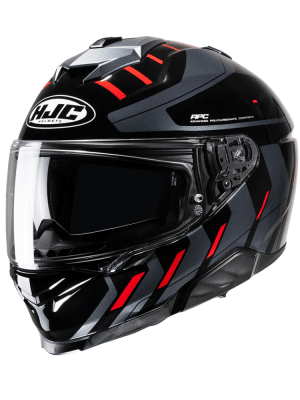 Kask integralny HJC i71 Simo czarno-czerwony