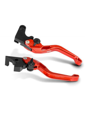 Dźwignie krótkie EVOS Womet-Tech do Yamaha YZF R6 (99-04), YZF R1(02-03), FZ1 FAZER (01-05) czerwone