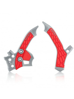 Osłony ramy Acerbis X-Grip Honda CRF 250 L-M (13-20)/ 250 Rally (17-20) szaro-czerwone