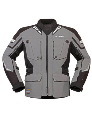 Kurtka motocyklowa tekstylna Modeka Panamericana II szaro-czarna
