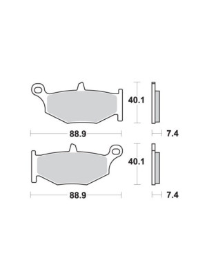 KLOCKI HAMULCOWE SBS 833 LS
