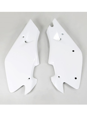 Osłony boczne tylne UFO do Husqvarna CR 125/250/360 (00-03) białe