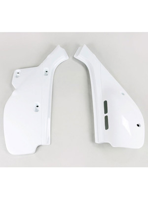 Osłony boczne tylne UFO do Honda XR 600R (88-00) białe