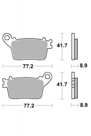 KLOCKI HAMULCOWE SBS 834 LS