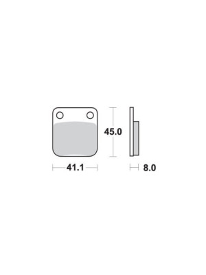 KLOCKI HAMULCOWE SBS 536 SI