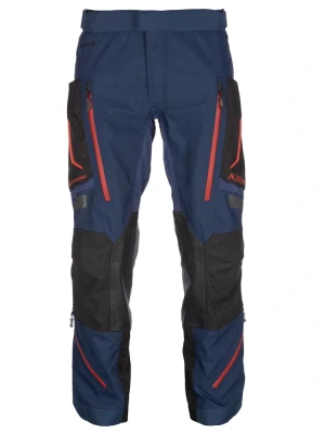 Spodnie motocyklowe tekstylne Klim Badlands Pro niebiesko-czerwone