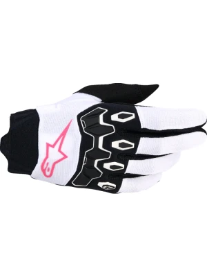 Rękawice cross damskie Alpinestars MX Stella Full Bore V2 czarno-białe